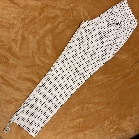 Banana Republic Avery White & Black Polka Dot Pants - Picture 8 of 9